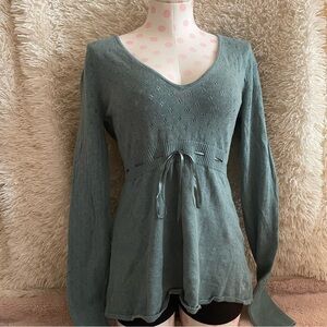 American Eagle Knitted Babydoll Top